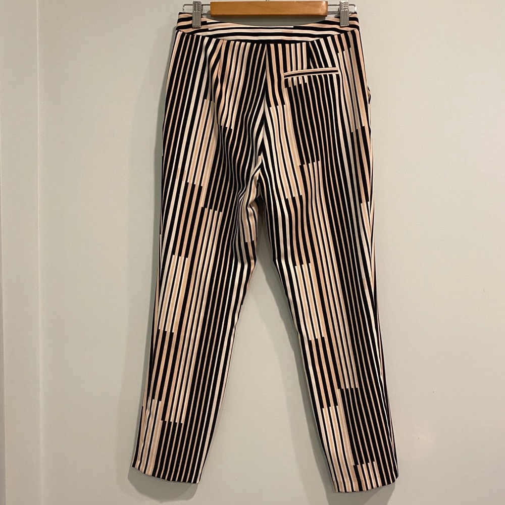 Topshop Striped Cigarette Pants - Picture 3 of 5